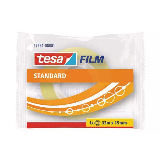 Fita Adesiva 33mx15mm Transparente TESAFILM Standard 57381
