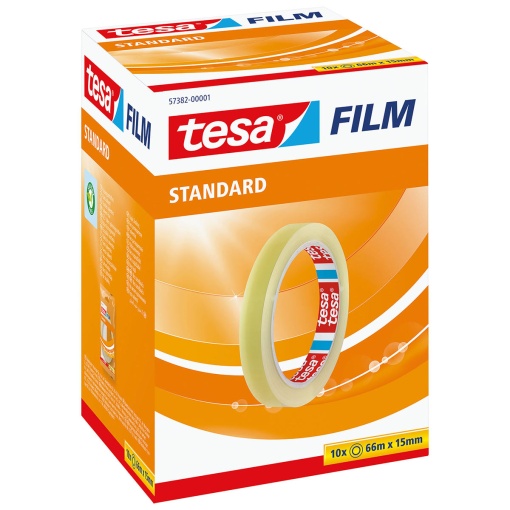 Fita Adesiva 66mx15mm Transparente TESAFILM STANDARD 57382