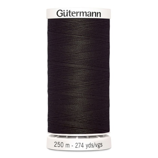 Linha de Costura GUTERMANN Cosetudo 250m Castanho Escuro 697