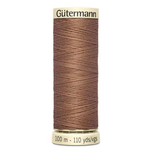 Linha de costura GUTERMANN Cosetudo 100m castanho 444