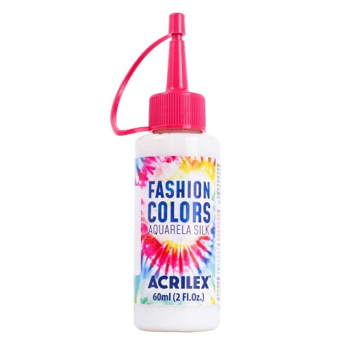 Tinta para Tecido ACRILEX Aquarela Silk Clareador Incolor 500 60ml