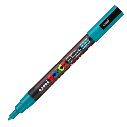 Marcador POSCA Pc-3m fino 0,9-1,3mm verde esmeralda 31