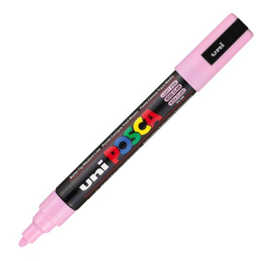 Marcador POSCA Pc-5m médio 1,8-2,5mm rosa claro 51