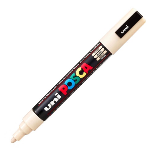 Marcador POSCA Pc-5m médio 1,8-2,5mm bege 45