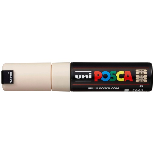 Marcador POSCA PC-8K grosso 8mm bege 45