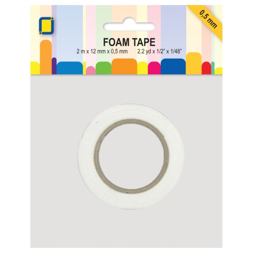 Fita Bi-adesiva Espuma 2mx12mmx0,5mm 3D Foam Tape 33005