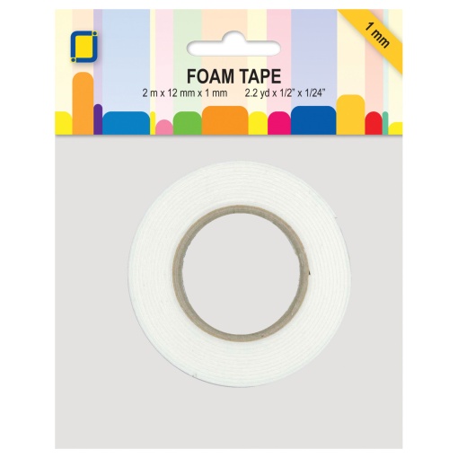 Fita Bi-adesiva Espuma 2mx12mmx1mm 3D Foam Tape 33010