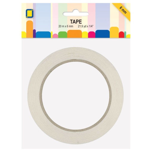 Fita Bi-adesiva 20mx6mm Corte Sem Tesoura Tape 33190