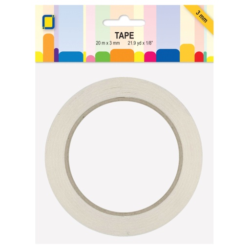 Fita Bi-adesiva 20mx3mm Corte Sem Tesoura Tape 33193