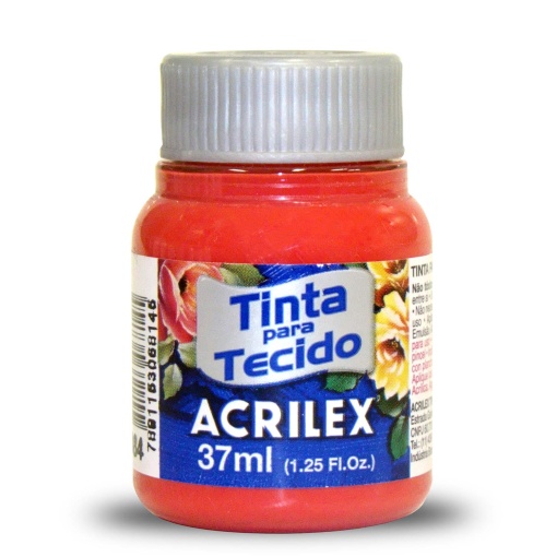 Tinta para Tecido ACRILEX Vermelho Natal 984 37ml