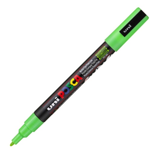 Marcador POSCA Pc-3m fino 0,9-1,3mm verde maçã 72