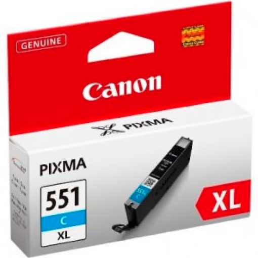 Tinteiro CANON 551XL C Azul CLI551CXL Pixma MG6350/MG5450/IP7250 Alta Capacidade
