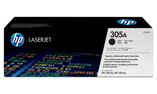 Toner HP 305A Preto CE410A 305A Laserjet Pro300/400 Series 2200 Páginas