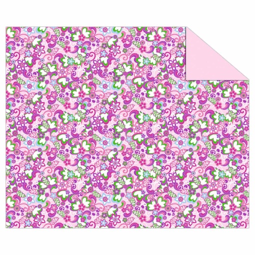 Cartolina URSUS 300g 49,5x68cm Flores Rosa