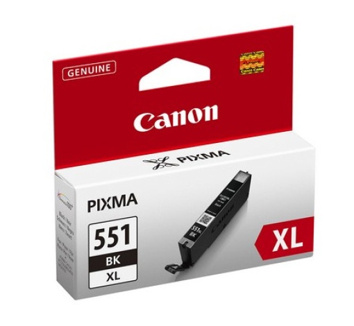 Tinteiro CANON 551 BK XL Preto CLI551BKXL Pixma MG6350/MG5450/IP7250 Alta Capacidade