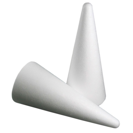 Cone em Esferovite 10x25cm