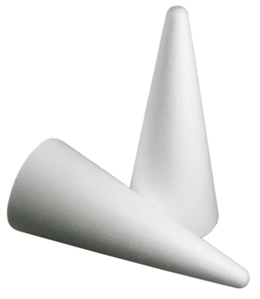 Cone em Esferovite 14x37cm