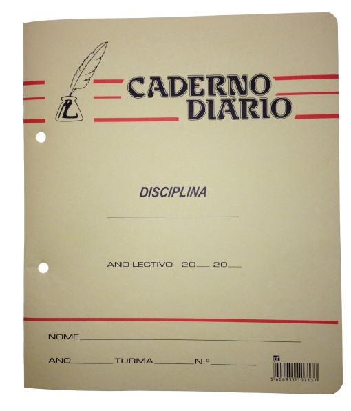 Caderno Diário PENA PF Agrafado Pautado 36 folhas 60g 22,2x19,1cm
