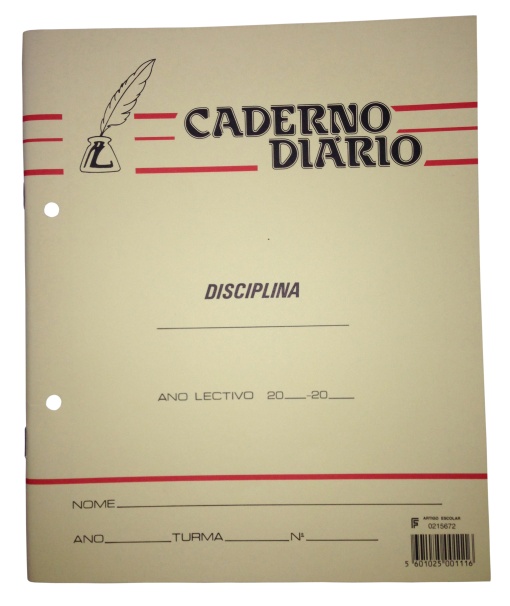 Caderno Diário PENA PF Agrafado LISO 36 folhas 60g 22,2x19,1cm