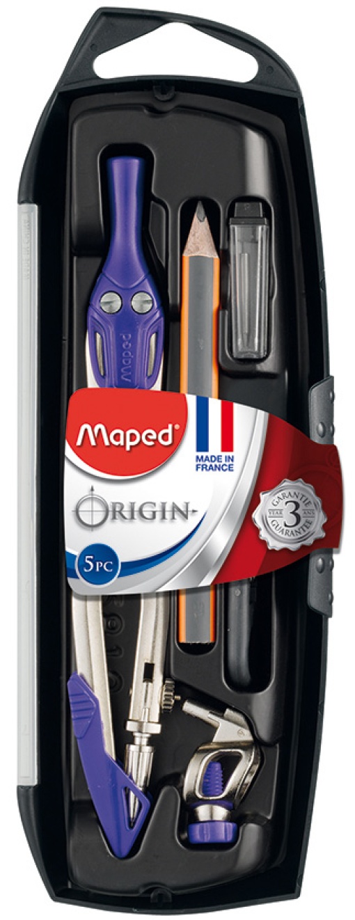 Compasso MAPED Origin com 5 Peças