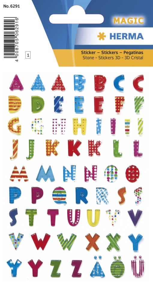 Autocolantes HERMA MAGIC letras