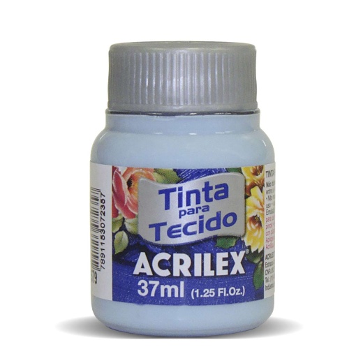 Tinta para Tecido ACRILEX Azul Hortênsia 579 37ml