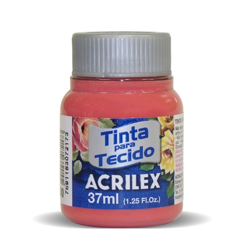 Tinta para Tecido ACRILEX Vermelho Bebé 800 37ml
