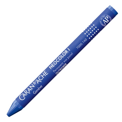 Lápis de Cera Aguarelável Caran D'ache Neocolor I Azul Ultramar 140