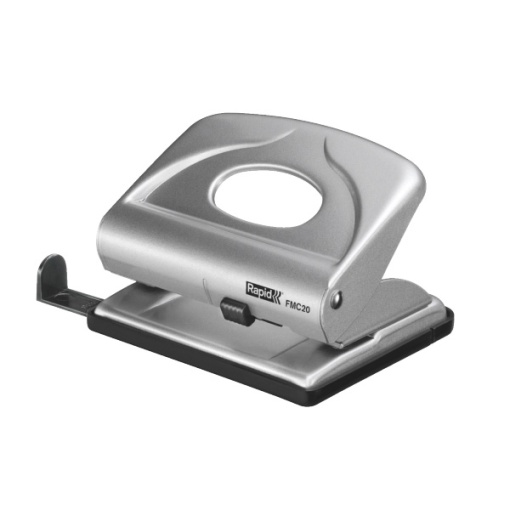 Furador RAPID FMC20 20 folhas prateado