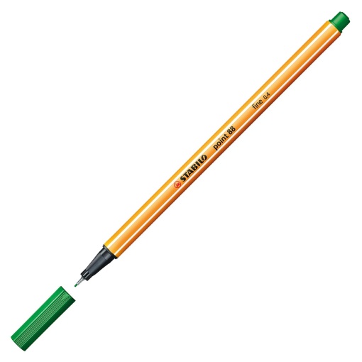 Fineliner Stabilo Point 88 0,4mm verde 36