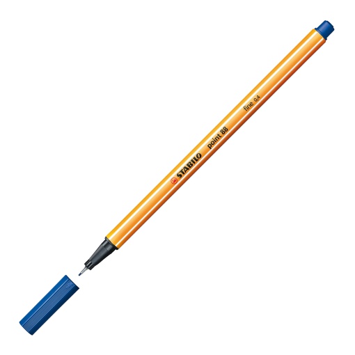 Fineliner STABILO Point 88 0,4mm Azul Escuro 41