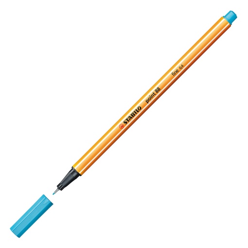 Fineliner STABILO Point 88 0,4mm azul claro 57