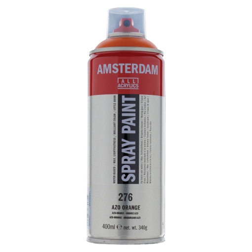 Tinta Spray Acrílica AMSTERDAM Alaranjado Azo 276 400ml