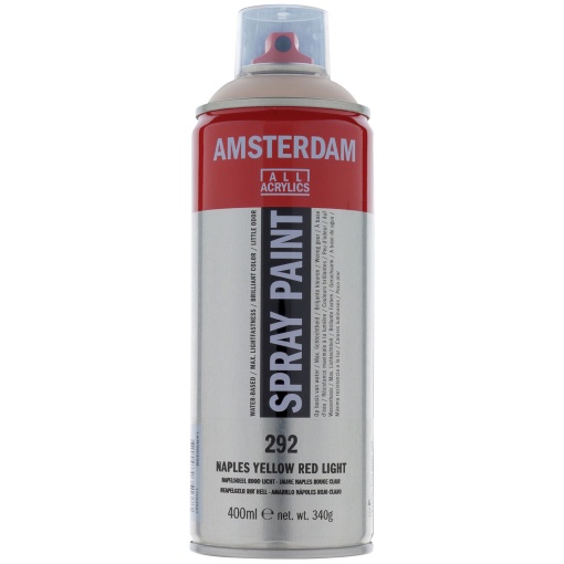 Tinta Spray Acrílica AMSTERDAM Amarelo Nápoles 292 400ml