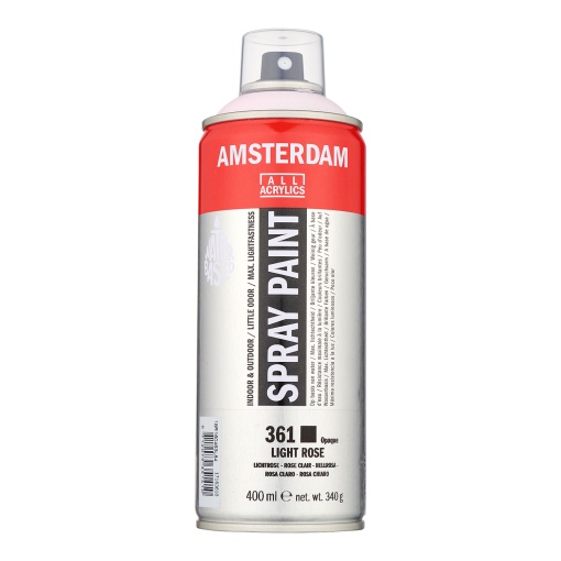 Tinta Spray Acrílica AMSTERDAM Rosa Claro 361 400ml