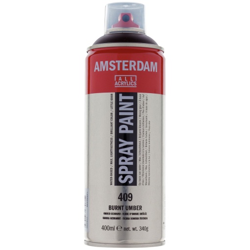 Tinta Spray Acrílica AMSTERDAM Terra Sombra 409 400ml