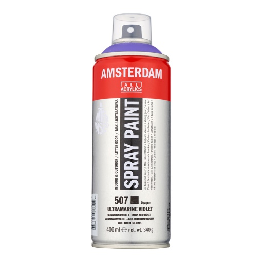 Tinta Spray Acrílica AMSTERDAM Violeta Ultramarino 507 400ml