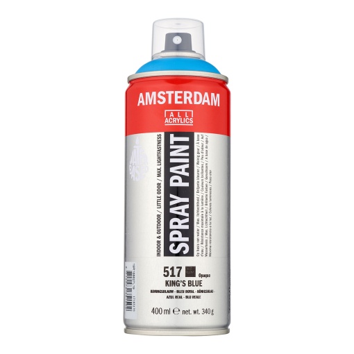 Tinta Spray Acrílica AMSTERDAM Azul Real 517 400ml