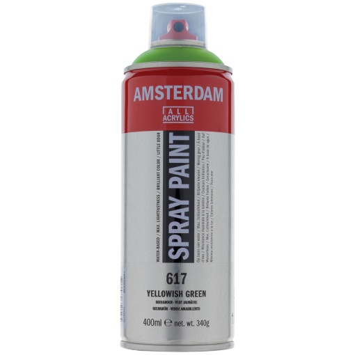 Tinta Spray Acrílica AMSTERDAM Verde Amarelado 617 400ml