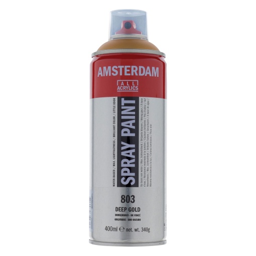 Tinta Spray Acrílica AMSTERDAM Ouro Escuro 803 400ml