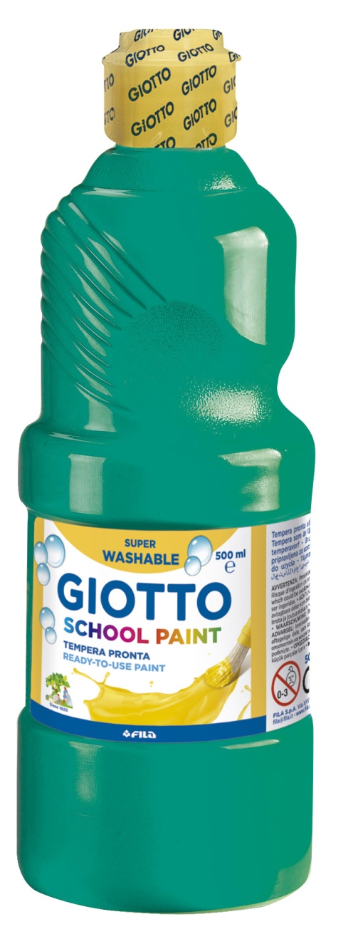 Guache GIOTTO Lavável 500ml verde escuro