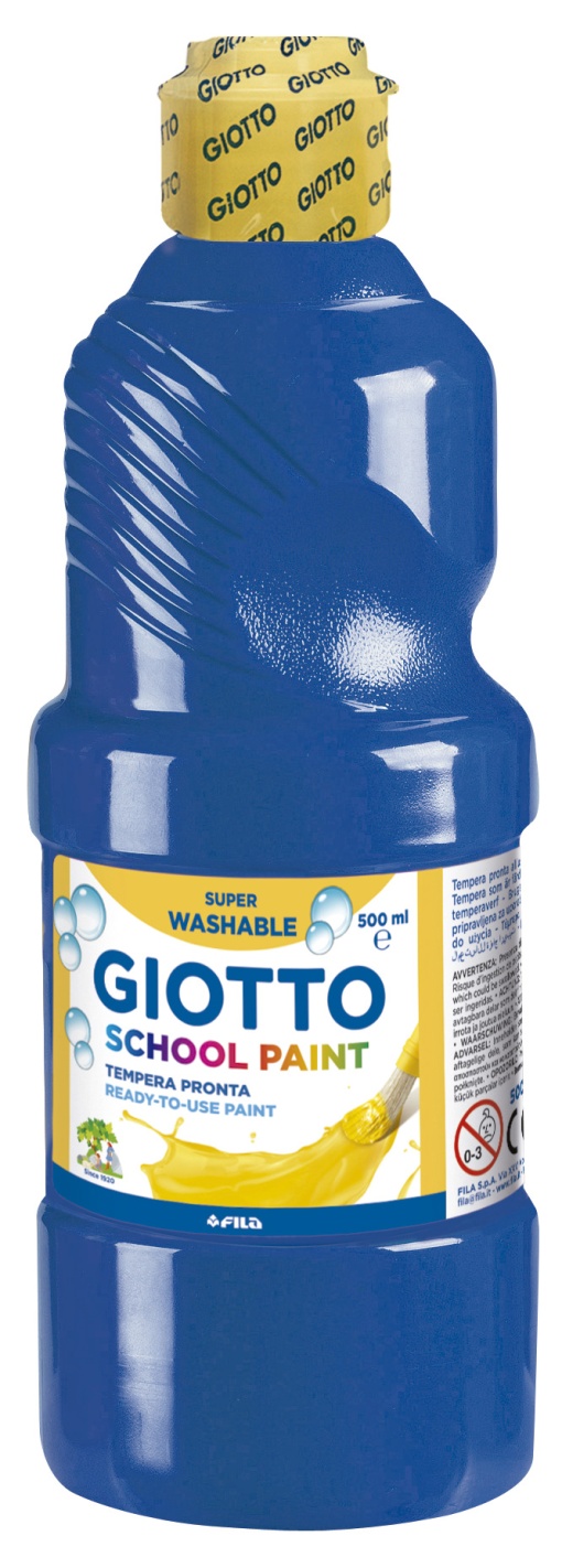 Guache GIOTTO Lavável 500ml azul ultramar