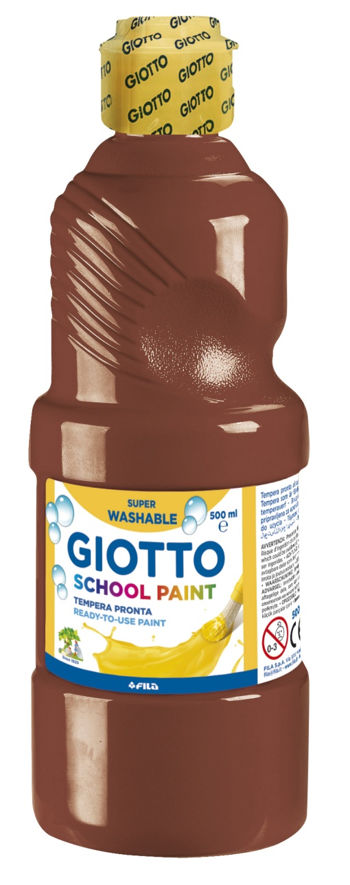 Guache GIOTTO Lavável 500ml castanho