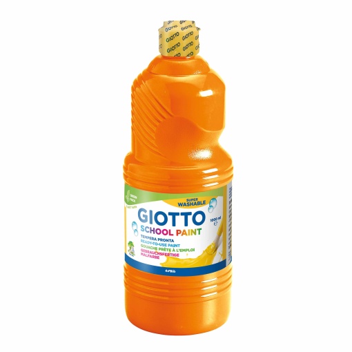 Guache GIOTTO Lavável 1000ml laranja