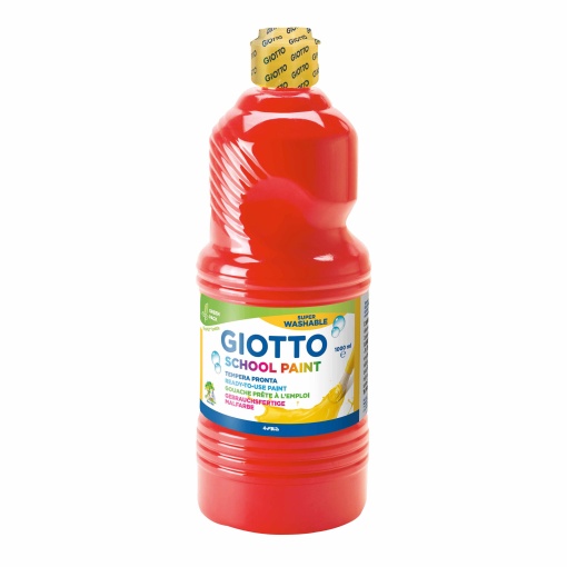 Guache GIOTTO Lavável 1000ml vermelho