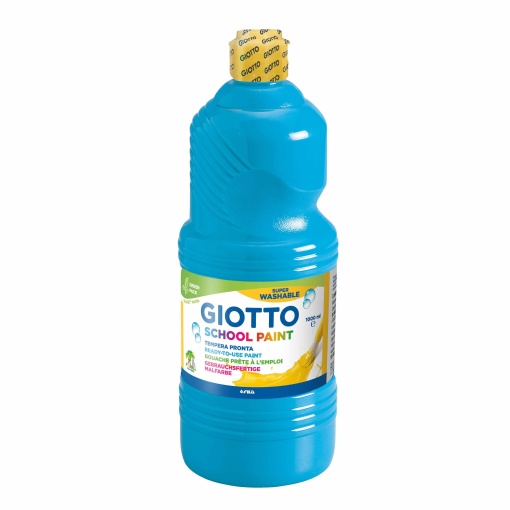 Guache GIOTTO Lavável 1000ml azul cyan