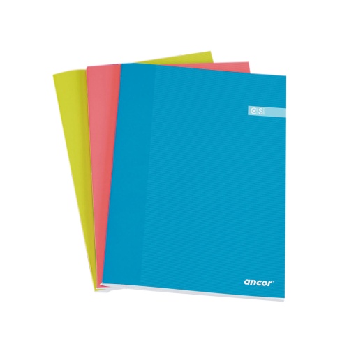 Caderno 2 Linhas A5 Agrafado ANCOR Classic Stripes 20 folhas 60 g Sortido