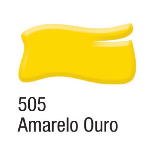 Tinta para Vidro ACRILEX Vitro 150º Amarelo Ouro 505 37ml