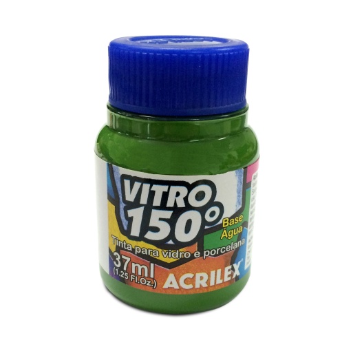 Tinta para Vidro ACRILEX Vitro 150º Verde Folha 510 37ml