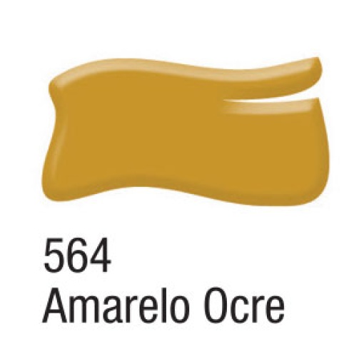 Tinta para Vidro ACRILEX Vitro 150º Amarelo Ocre 564 37ml